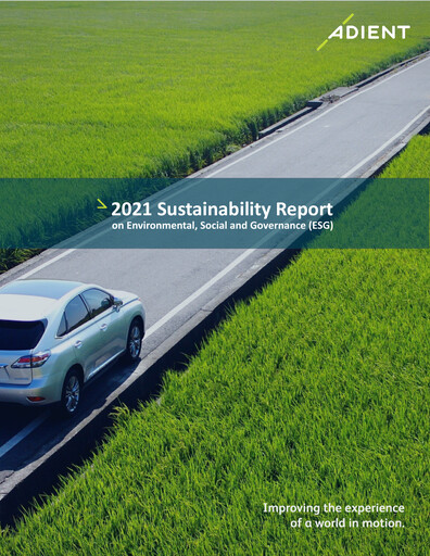 Thumbnail Adient
 Sustainability Report 2021