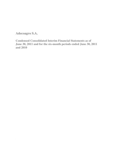 Thumbnail Adecoagro Financial Statement 2011-h1