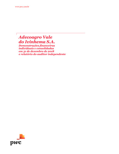 Thumbnail Adecoagro Financial Statement 2018
