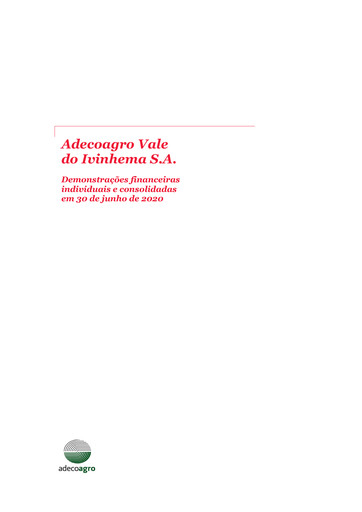 Thumbnail Adecoagro Financial Statement 2020-h1