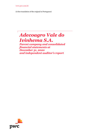 Thumbnail Adecoagro Financial Statement 2020