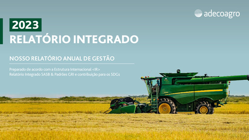 Thumbnail Adecoagro Sustainability Report 2023