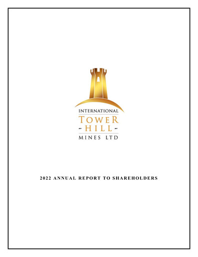 Thumbnail International Tower Hill Mines Annual Report 2022
