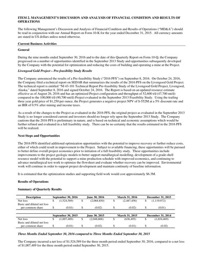 Thumbnail International Tower Hill Mines Quarterly Report 2016-q3