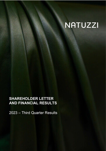 Thumbnail Natuzzi Quarterly Report 2023-q3