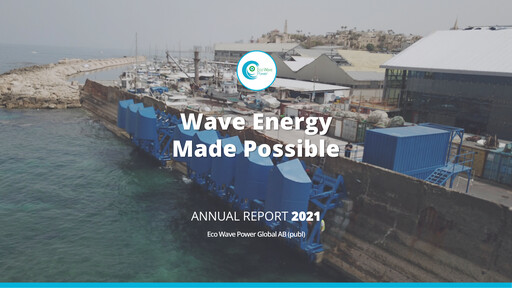 Thumbnail Eco Wave Power Global Annual Report 2021