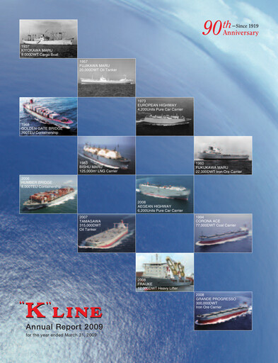 Thumbnail “K” Line
 Annual Report 2009
