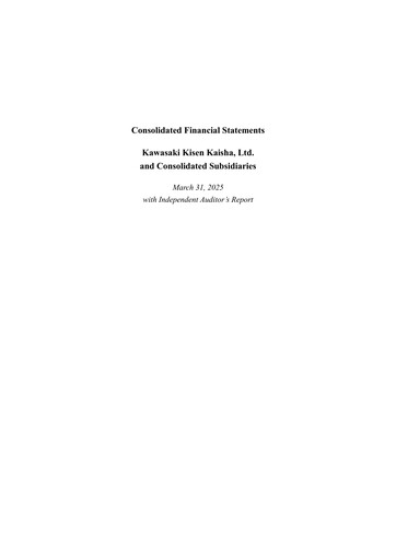 Miniature “K” Line
 Bilan financier 2025