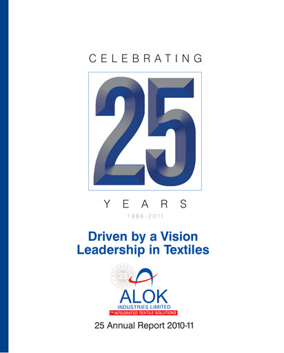 Thumbnail Alok Industries Annual Report 2010-2011