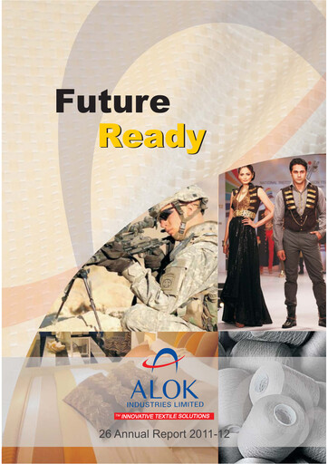 Thumbnail Alok Industries Annual Report 2011-2012