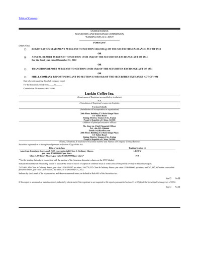 Thumbnail Luckin Coffee Annual Report 2022