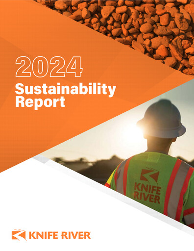 Vorschaubild Knife River Corporation Nachhaltigkeitsbericht 2024