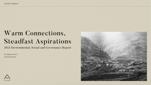 Vorschaubild Atour Lifestyle ESG-Bericht 2023