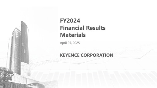 Thumbnail Keyence Financial Report 2024
