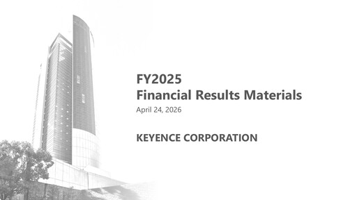 Thumbnail Keyence Financial Report 2025