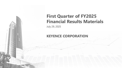 Thumbnail Keyence Quarterly Report 2025-q1
