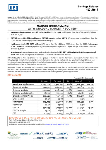 Thumbnail WEG ON Quarterly Report 2017-q1