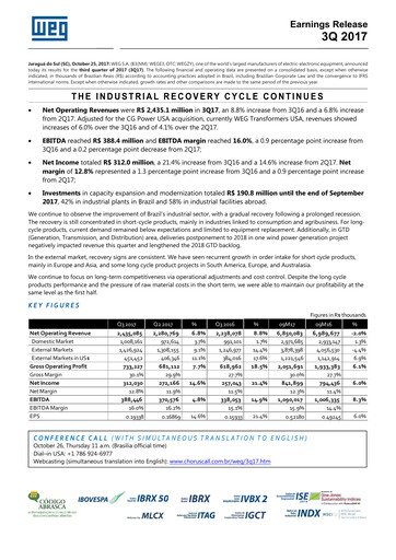 Thumbnail WEG ON Quarterly Report 2017-q3