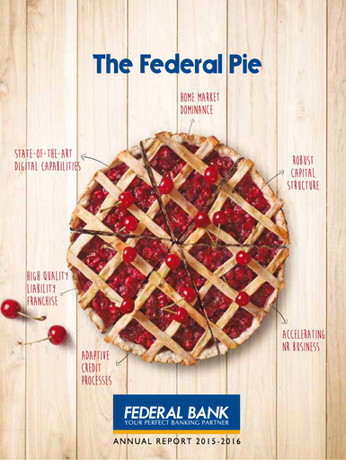 Thumbnail Federal Bank Annual Report 2015-2016