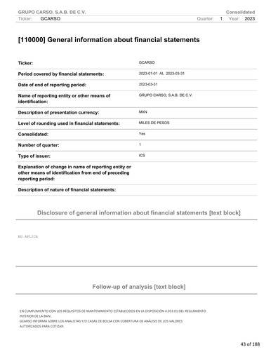 Vorschaubild Grupo Carso Quartalsbericht 2023-q1