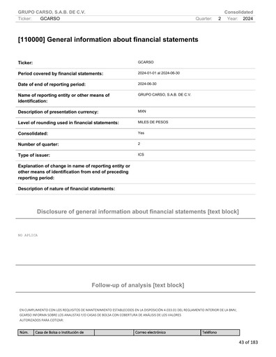 Vorschaubild Grupo Carso Quartalsbericht 2024-q2