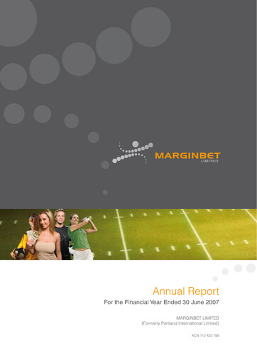 Thumbnail Pilbara Minerals Annual Report 2007