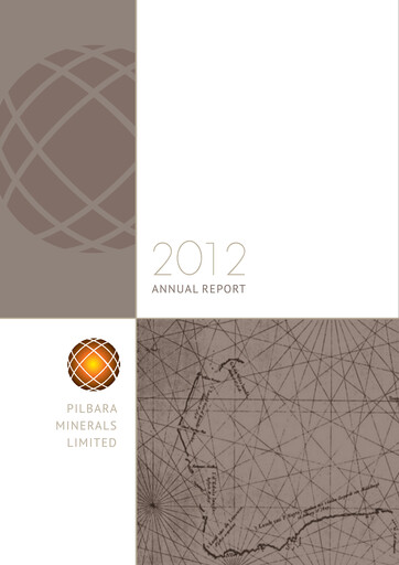 Thumbnail Pilbara Minerals Annual Report 2012