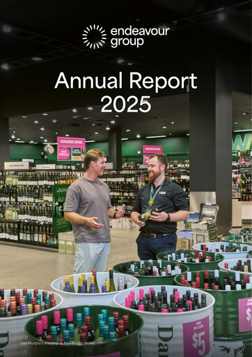 Thumbnail Endeavour Group Annual Report 2025