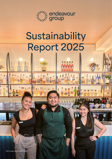Thumbnail Endeavour Group Sustainability Report 2025