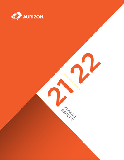 Thumbnail Aurizon Holdings Annual Report 2021-2022
