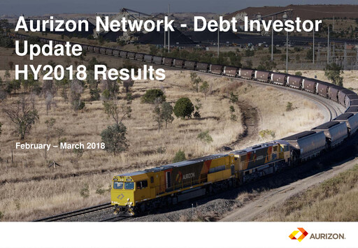 Thumbnail Aurizon Holdings Half-year Report 2018-h1