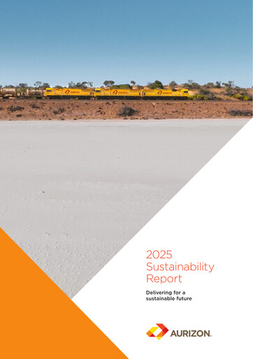 Thumbnail Aurizon Holdings Sustainability Report 2025