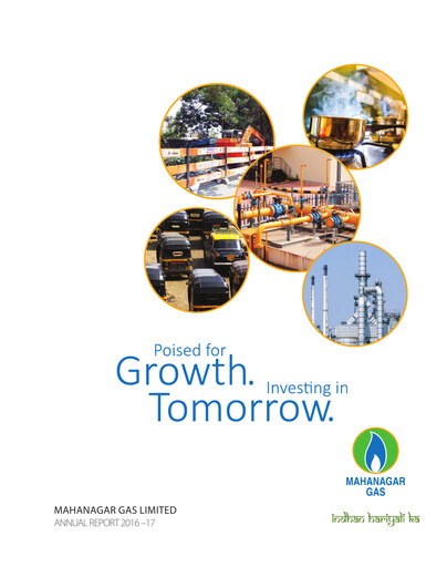 Thumbnail Mahanagar Gas Annual Report 2016-2017