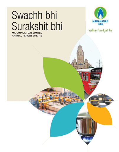 Thumbnail Mahanagar Gas Annual Report 2017-2018