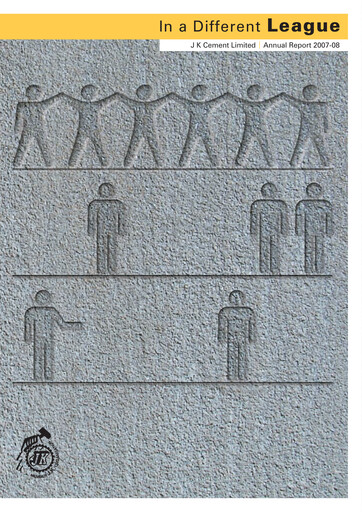 Miniature JK Cement

 Rapport annuel 2007-2008