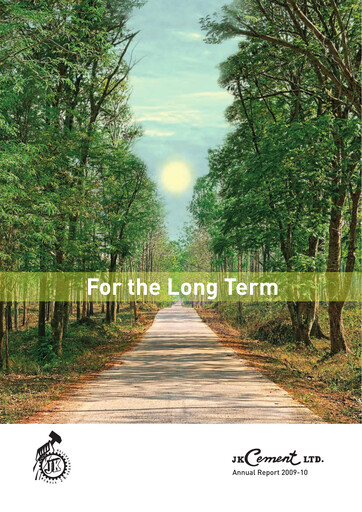 Miniature JK Cement

 Rapport annuel 2009-2010