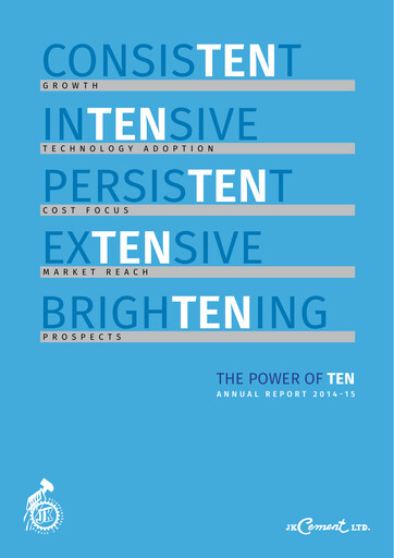 Miniature JK Cement

 Rapport annuel 2014-2015