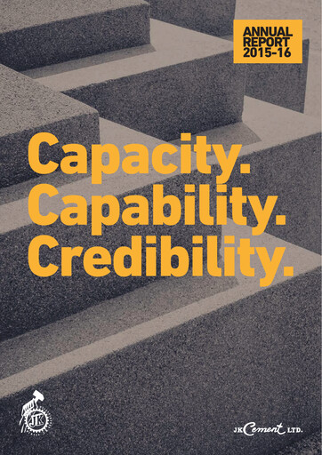 Miniature JK Cement

 Rapport annuel 2015-2016