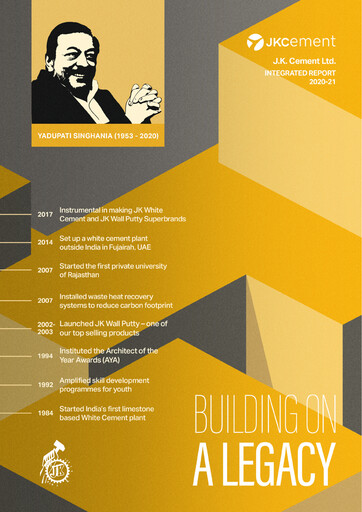 Miniature JK Cement

 Rapport annuel 2020-2021