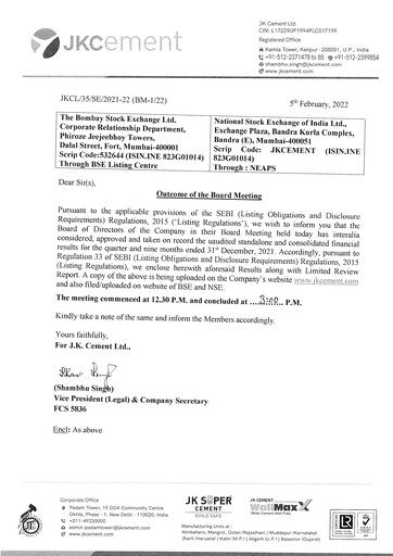 Thumbnail JK Cement

 Quarterly Report 2021-q3