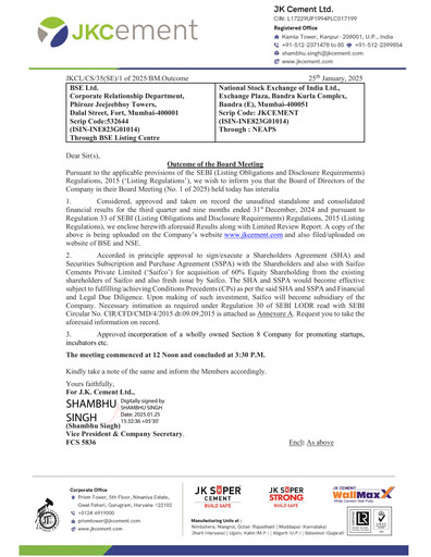 Thumbnail JK Cement

 Quarterly Report 2024-q3