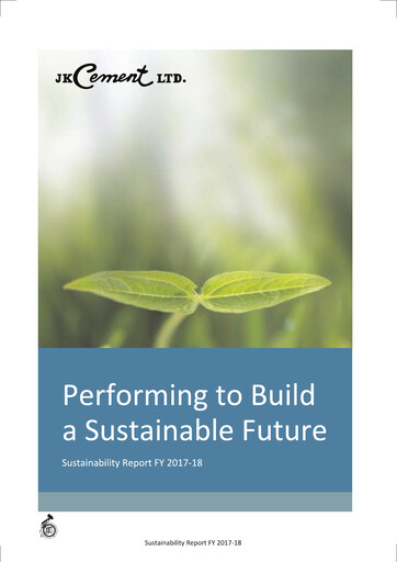 Miniature JK Cement

 Rapport de durabilité 2017-2018