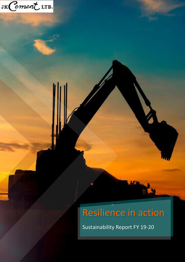 Miniature JK Cement

 Rapport de durabilité 2019-2020