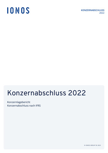 Thumbnail IONOS Group Financial Statement 2022