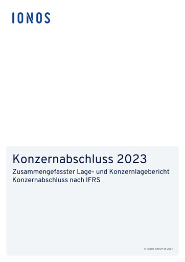 Thumbnail IONOS Group Financial Statement 2023