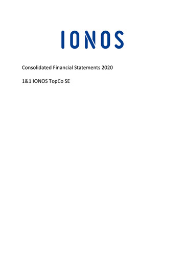 Thumbnail IONOS Group Financial Statement 2020