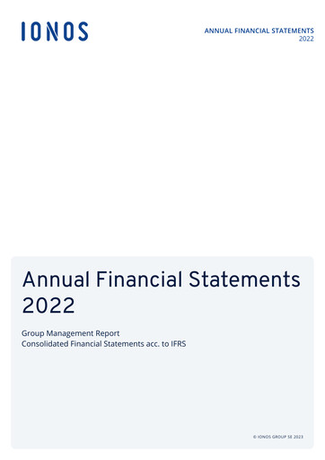 Thumbnail IONOS Group Financial Statement 2022