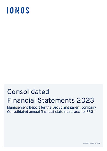 Thumbnail IONOS Group Financial Statement 2023