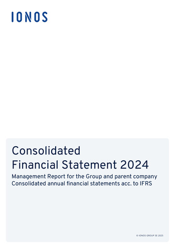 Thumbnail IONOS Group Financial Statement 2024
