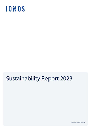 Thumbnail IONOS Group Sustainability Report 2023